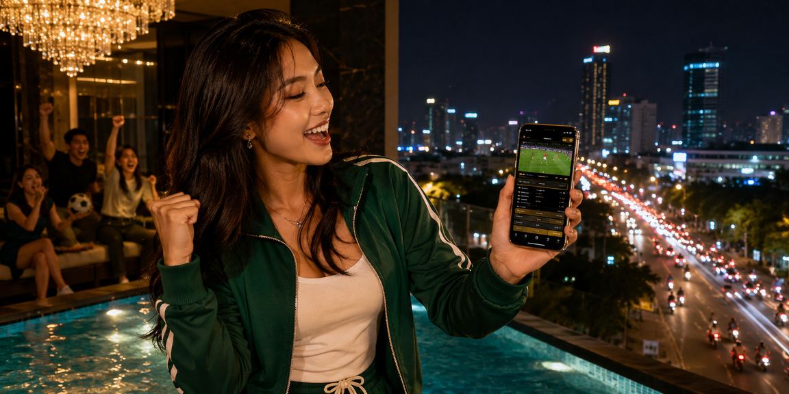 Người dùng TP. Hồ Chí Minh sử dụng ứng dụng casino và xem kèo trên điện thoại