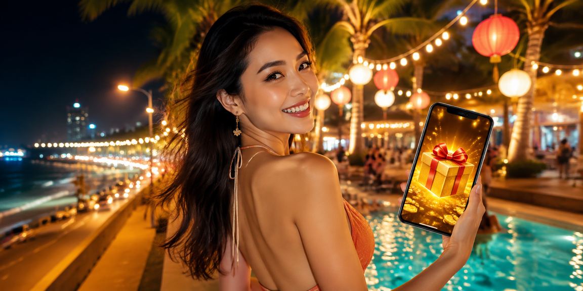 Người chơi tại Phan Thiết sử dụng điện thoại truy cập casino ban đêm tại chợ đêm